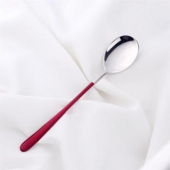4pcs Long Handle Stainless Steel Spoons 21cm