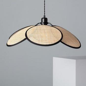 Hängeleuchte aus Rattan