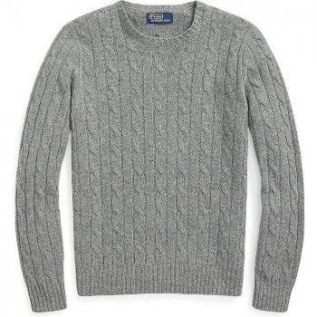 Polo Ralph Lauren Kaschmirpullover Herren Hellgrau L