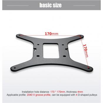 Base de Calor Creasee 220×220 mm para Ender‑3