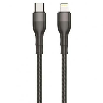 Câble USB Type-C à Lightning 1 m en nylon noir