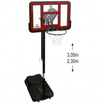 King Deluxe panier de basketball sur pied mobile – 2,30 m à 3,05 m