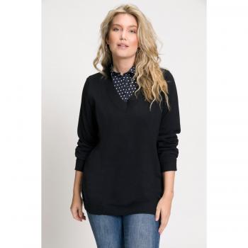 Colletto a pallini per donna, Blu, Taglia: 68/70, Cotone/Poliestere