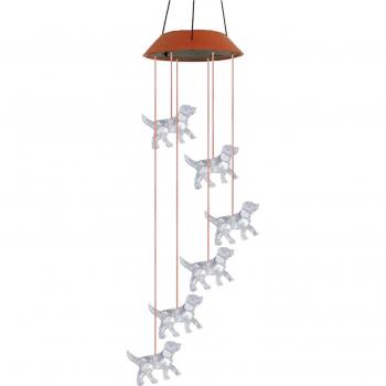 Decorative Small Dog Solar Suncatcher