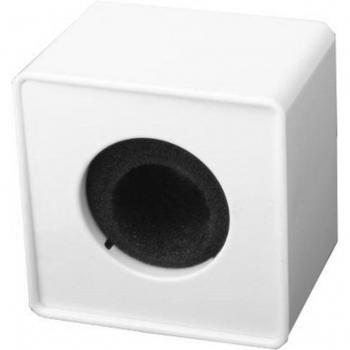 Autocollant de Microphone Cubique en ABS Blanc