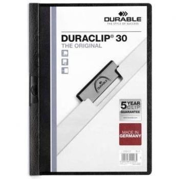 Durable Duraclip 30 Report Cover – Transparent PVC