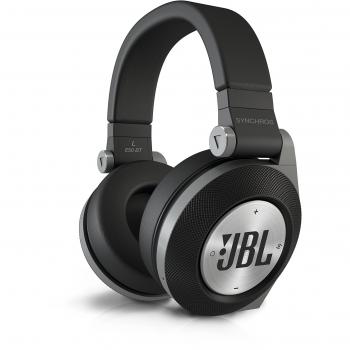JBL E50 Over‑Ear Bluetooth Headset – PureBass, Rechargeable, Soft Cushion – Black