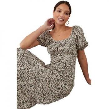 Robe midi en tissu léger Dorothy Perkins Ditsy Print