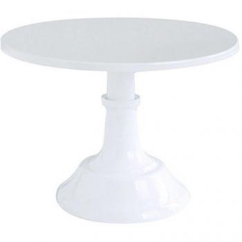 Soporte de horno de hierro redondo y blanco