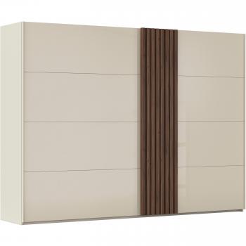 Garderobe TEGIO Schwebetürenschrank in Beige