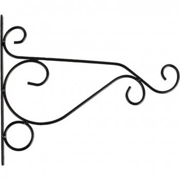 Cesta decorativa de jardín con ganchos de colgar