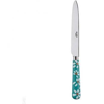 Sabre‑Style Marguerite Turquoise 24‑cm Dinner Knife