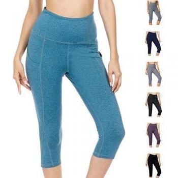 Legging Femme Sport Pantalon Taille Haute Yoga Fitness