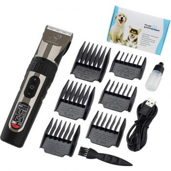 Electric Pet Grooming Trimmer with LCD Display