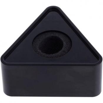 Microphone triangulaire pour logo et interviews