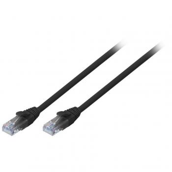 LINDY 48084 20m RJ45 Network Cable CAT 6 U/UTP Black