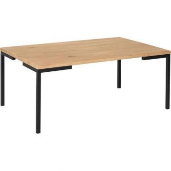 Otto Produkte Couchtisch „Lennard“ – Braun/Wildeiche/Schwarz