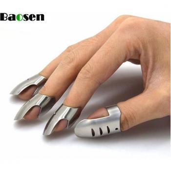 Adjustable Stainless Steel Nut Peeler Protectors – 4‑Pack