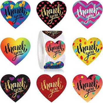 Autocollant cœur d'amour pour décoration de fête