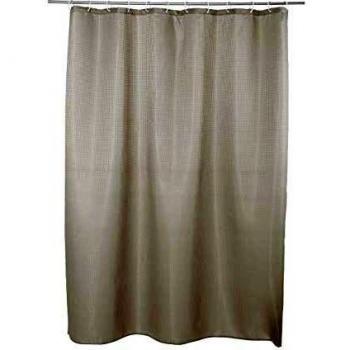 Rideau de douche nid d'abeille taupe