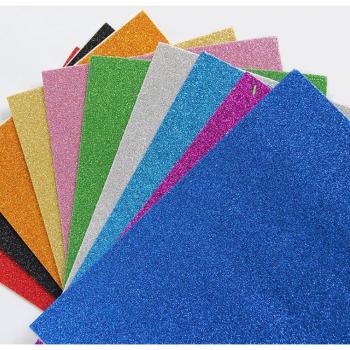 20-Piece Glitter Sequin Sponge Paper Set