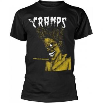 Camisa Negra de The Cramps en Tamaño Extra Grande – Malos Ritmos Garantizados