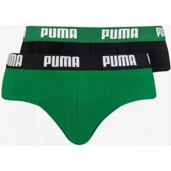 Offerte Puma brief slip bikini, verde (green), m (pacco da 2) uomo