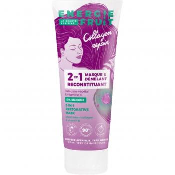 Masque 2 en 1 pour cheveux très abîmés au collagène et vitamine B