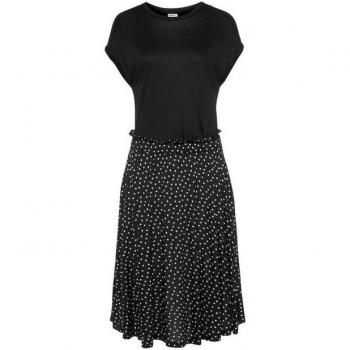 Beachtime Jerseykleid mit Taschen und Paperbag-Bund