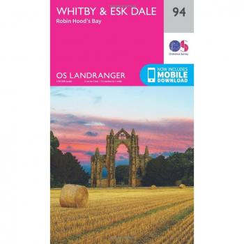 Ordnance Survey Map of Whitby & Esk Dale