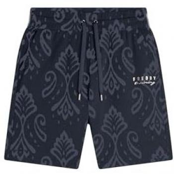 Bermuda Freddy Donna Ikat Blu Navy