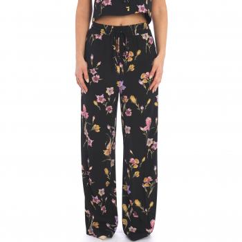Twinset Floral Pleated Leg Pants – Fa01, 46 (Female)