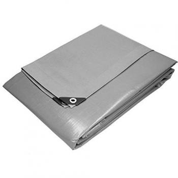Schutzplane mit Ösen 1,5x6 m 180g/m² grau