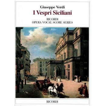 VERDI-I Vespri Siciliani para Canto y Piano