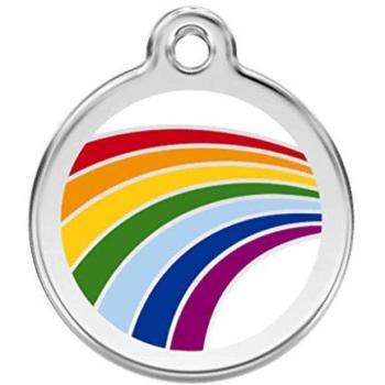 Enamel Red Dingo Rainbow Dog & Cat Tag – Large