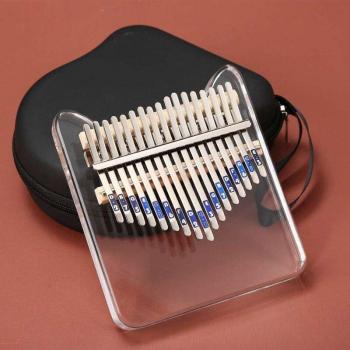 Instrumento Africano Kalimba con Funda Transparente