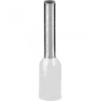 Embout de câble 1 x 0.50 mm² x 8 mm blanc partiellement isolé