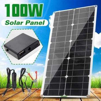 100W Flexible Solar Panel for Car and Boat Charging