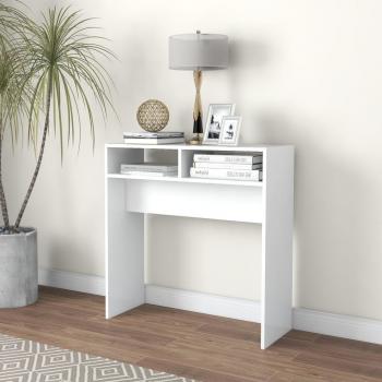 Vidaxl White Console Table 78x30x80 cm Engineered Wood