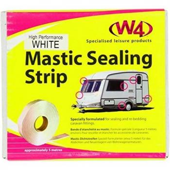 W4 Mastic Sealing Sealant Strip 32mm x 5m WHITE For Caravans Motorhomes