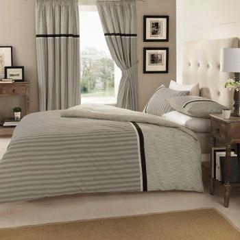 Gaveno Cavailia VALERIA King Bed Set, Duvet Cover and Pillow Case, Grey, Polyester-Cotton