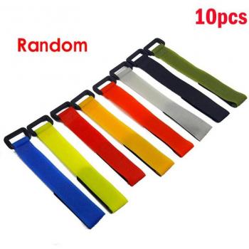 10er Set Wiederverwendbare Angelruten Krawatten und Halter Zubehör
