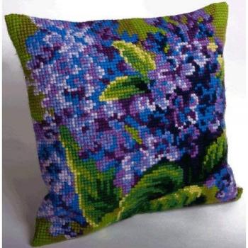 Lilac Artisanal Stitching Cushion – D’Art Collection