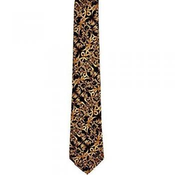Versace Luxus-Tie, verspieltes Muster, Designer-Krawatte