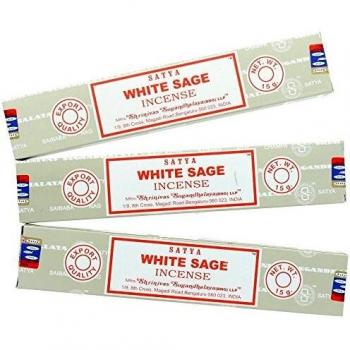 Satya Nag Champa White Sage Hand-Rolled Incense Sticks