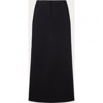 Vince Black Midi Skirt