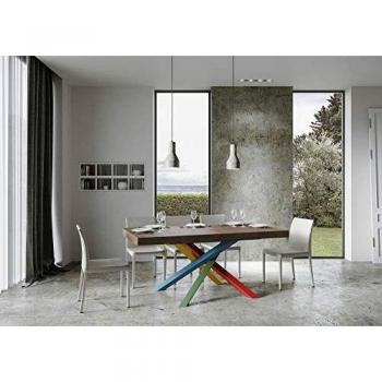 Mesa Extensible Volantis de Nogal en Color Rústico 90x180/440 cm, 4/B