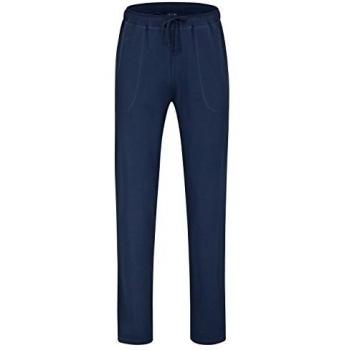 Ammann Blue Men’s Pajama Pants – Lang und locker, Größe 48