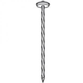 Pointe Galvanisée 20 mm avec Tête Rapportée