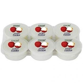 Pudín Coco & Litchi con Nata de Coco